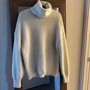 chunky H&M turtleneck sweater